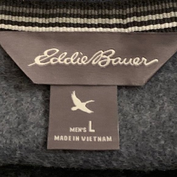 Eddie Bauer Men Midnight Heather Sweatshirt L NWT - Picture 5 of 7